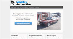 Desktop Screenshot of madeleyauto.com