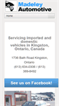 Mobile Screenshot of madeleyauto.com